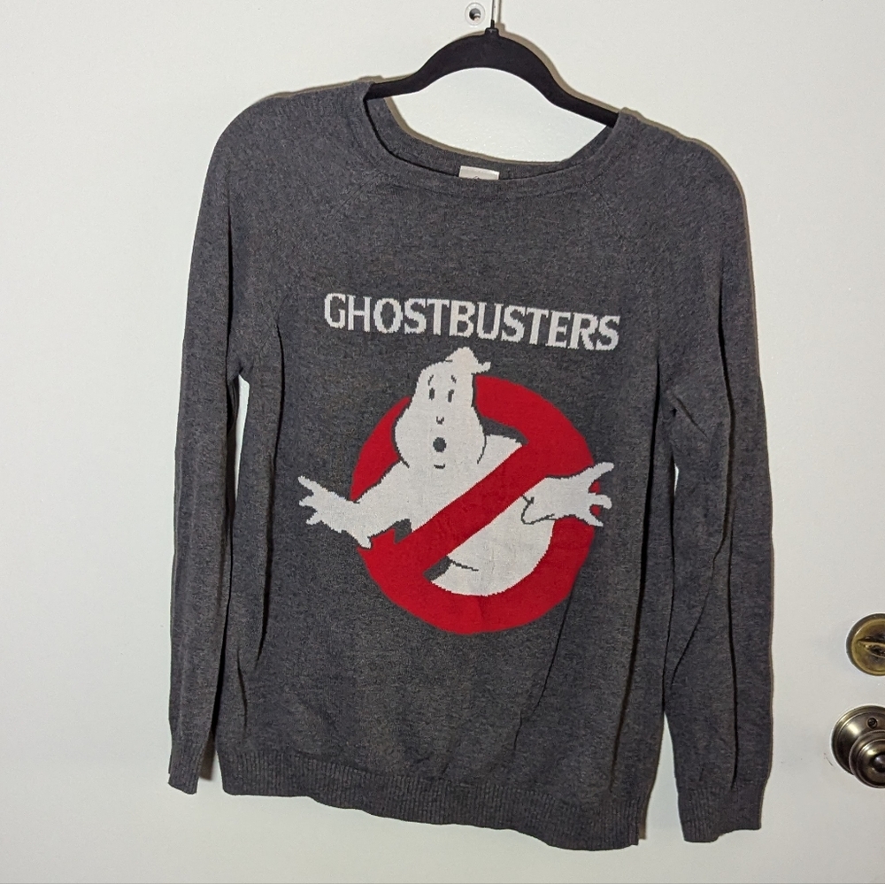WeLoveFine Ghostbusters Crew Neck Sweater Cotton Large